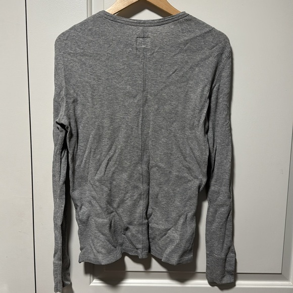 Rag & Bone light gray LS ribbed tee size small - Picture 5 of 5
